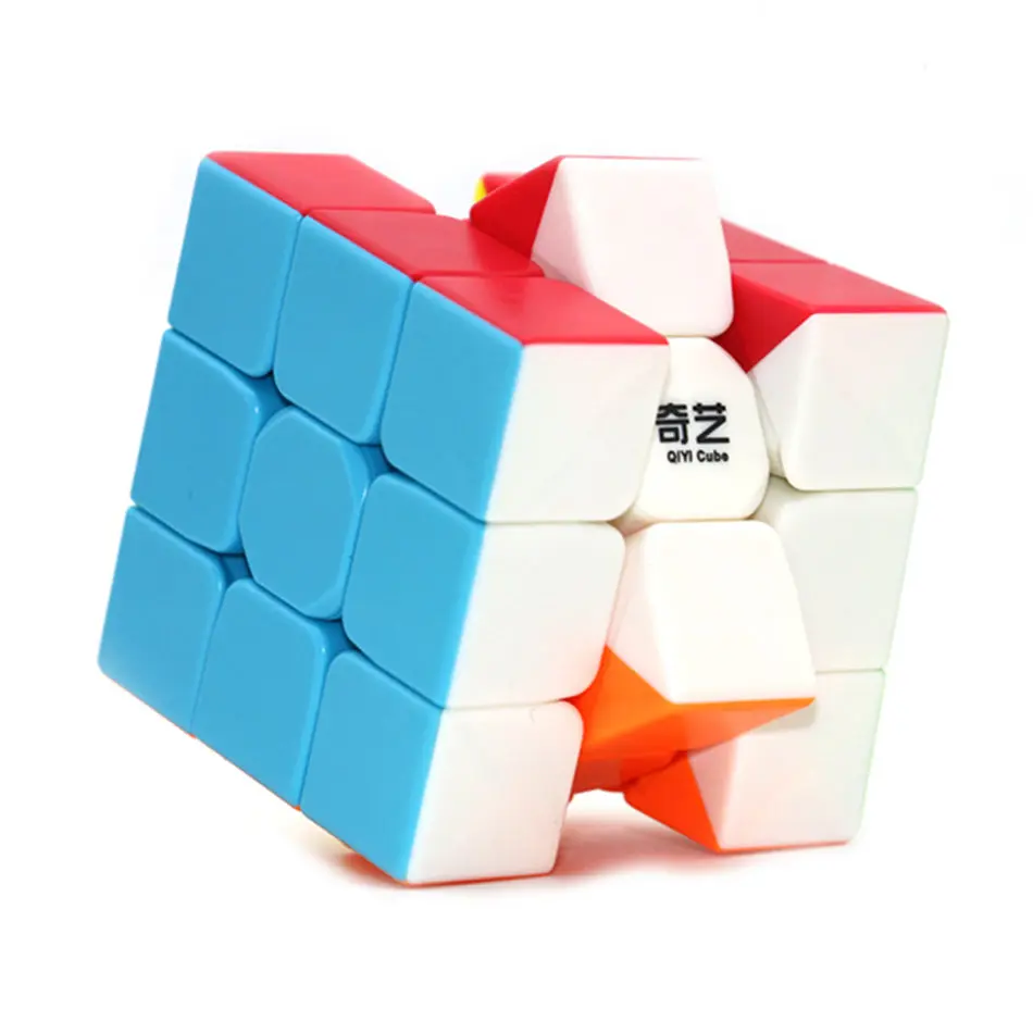 Qiyi 3x3x3 кубик рубика New Warrior W 3x3 волшебный куб 3 слоя черные быстрые магические кубики профессиональные головоломки игрушки для детей подарок для детей