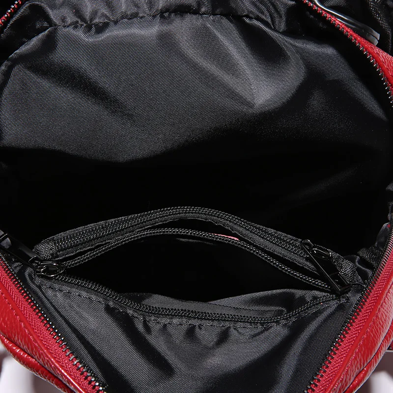 ZENCY 2019 из мягкой воловьей кожи женские рюкзаки натуральной популярные модные