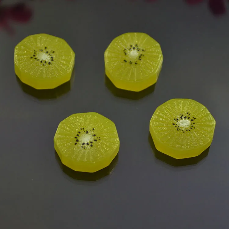 10pcs Resin food play a kiwi manual hair cream following pencil case receive accessories diy material | Украшения и аксессуары