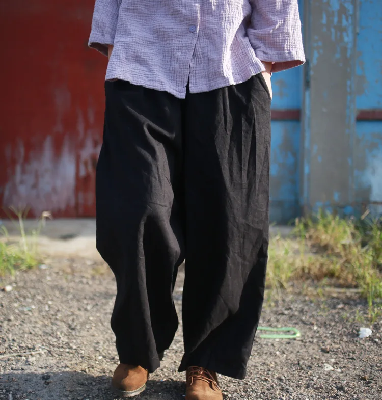 2017 Высокое Качество Весна Осень Повседневная Свободные Прямые Широкую Ногу