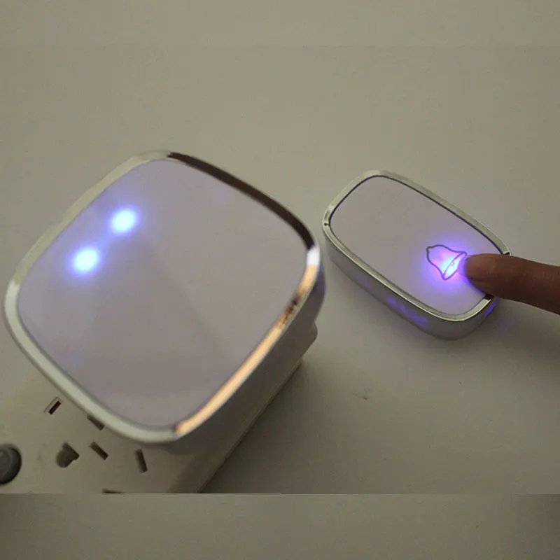 2019 штепсельная Вилка для ЕС/США умный светодиодный дверной звонок сделай сам