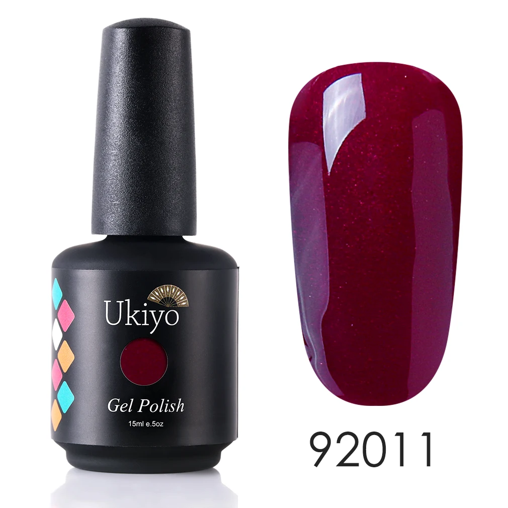 H92011 Ukiyo 15 мл Чистый Цвет Гель-лак для ногтей Vernis полуперманентный УФ-гель для ногтей впитывающий Гель-лак для ногтей - Цвет: H92011