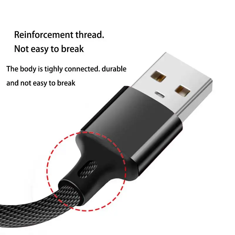 Новый зарядный usb кабель для samsung huawei type c быстрой зарядки xiaomi oneplus 3 в 1 micro oppo nokia