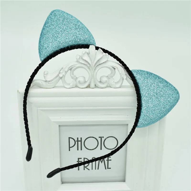 New cat ears girl headband scrub cute kid headdress for girls gift hair accessories | Детская одежда и обувь