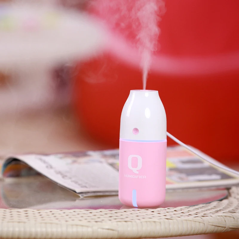 TUANSING 2017 Новый мини USB увлажнитель Q bottle воздуха для автомобиля увлажнители тумана