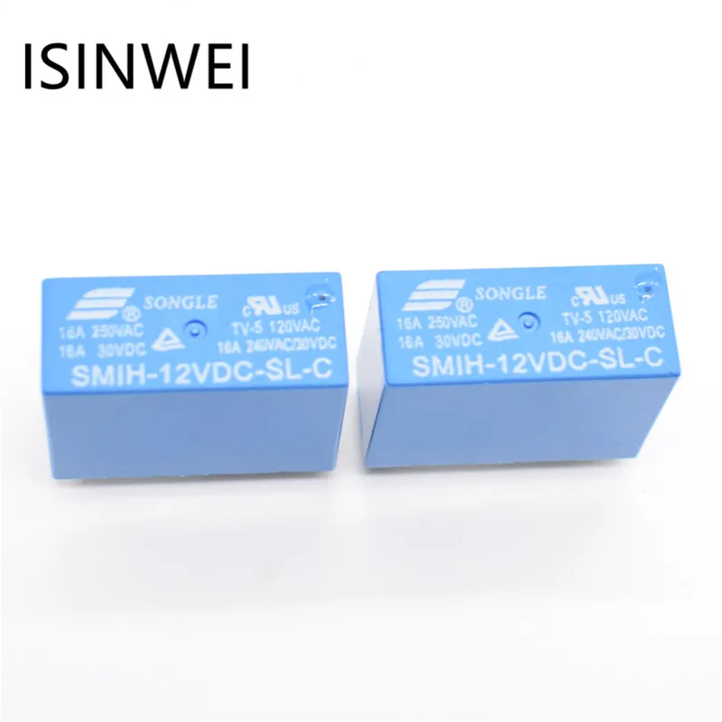SMIH 12VDC SL C 12V реле мощности 16a 250V 8 контактный набор преобразования|12v power relay|power