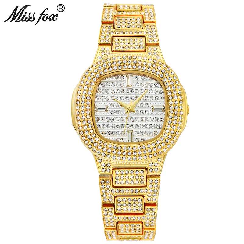 

MISSFOX платье часы знаменитого бренда женские золотые часы японский кварцевый механизм Xcfs роль дамы наручные часы для подростка Девушки пода...