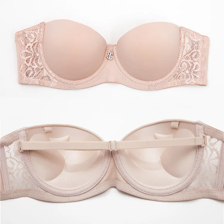 Женское сексуальное нижнее белье бюстгальтер пуш ап с большой грудью чашка 1/2 без
