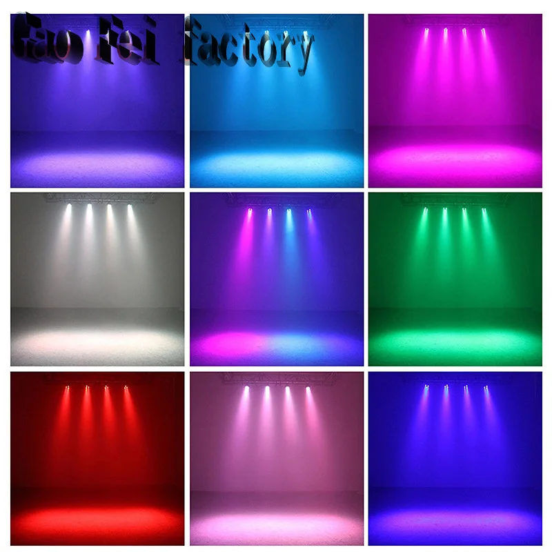 Led Flat Par Lyre Wash DMX сценическое освещение RGBW Sound светильник s Disco 12X3W Dj Equipment