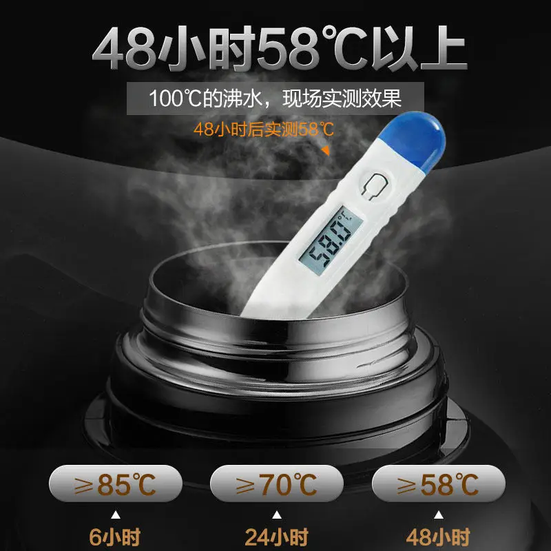 4L/2.8L термос бутылка фляжка с семьей чайник на открытом воздухе двойными стенками