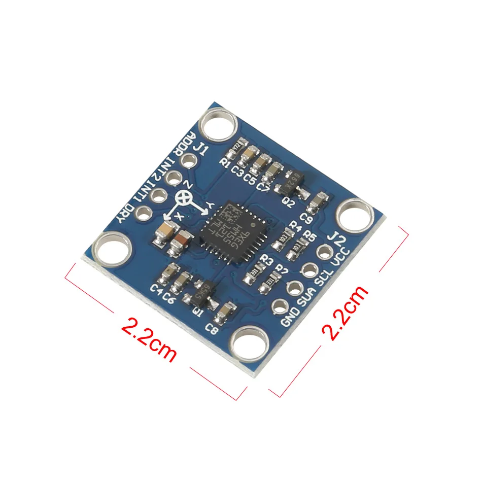 Aokin LSM303DLH 3 осевой компас электронный модульный датчик ускорения DC 5V|Интегральные