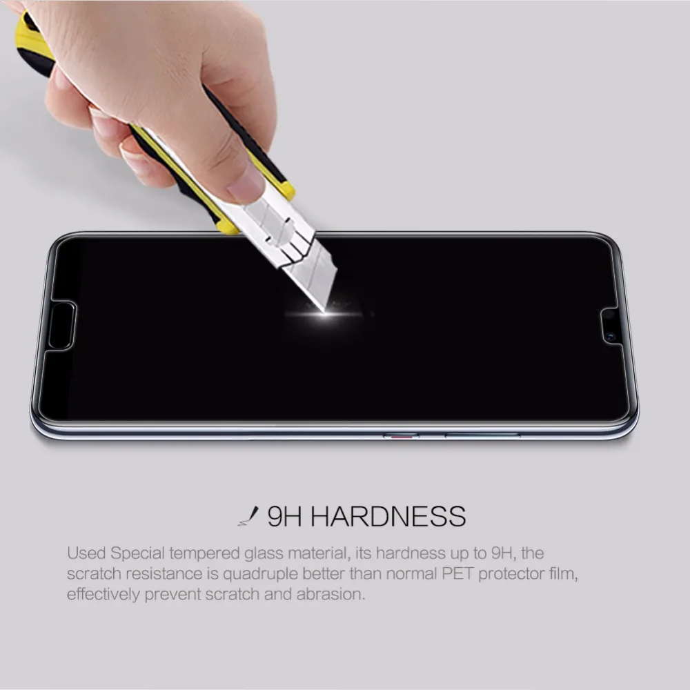 

For Huawei P20 / P20 lite / P20 pro Tempered Glass Screen Protector Nillkin Amazing H H+Pro Nano Anti-burst Protective Film