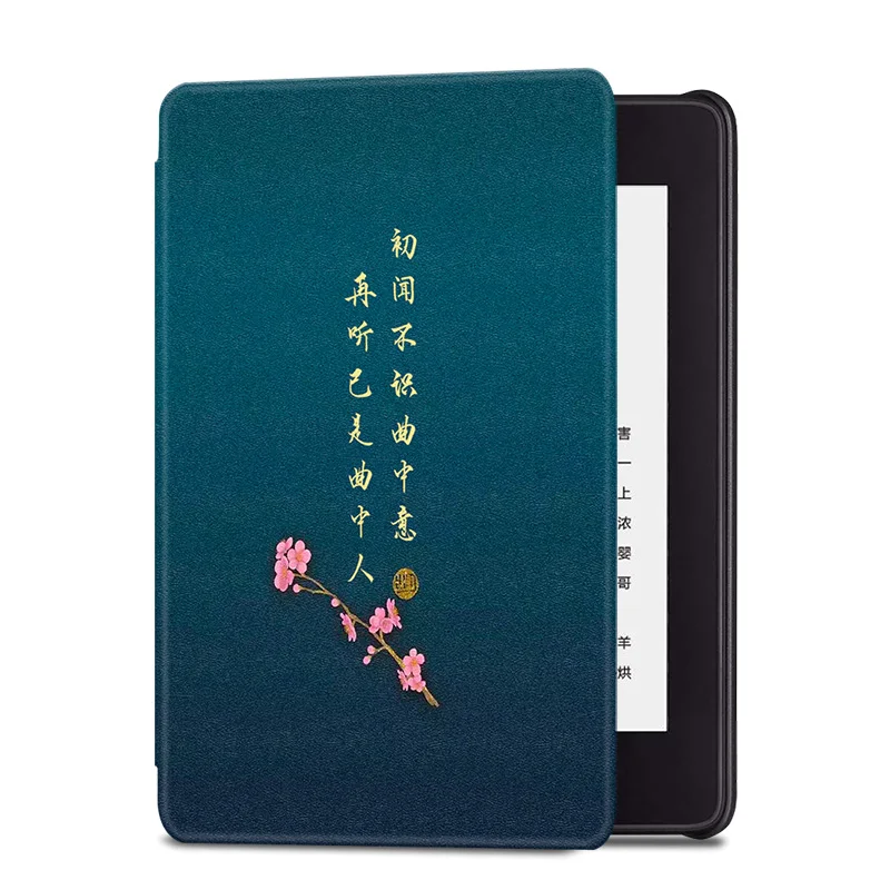 First listen Умный чехол-Обложка BOZHUORUI для Amazon New Kindle Paperwhite 4 eReader(10 поколение выпущено) Магнитный Ультратонкий чехол - Цвет: First listen