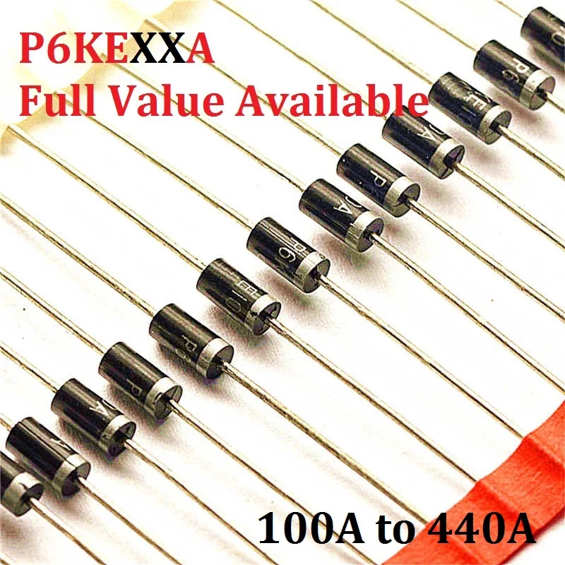 Телевизионный диод P6KE100A 100A P6KE150A 150A P6KE160A 160A P6KE180A 180A P6KE200A 200A P6KE220A 220A P6KE250A 250A P6KE 20 шт. |