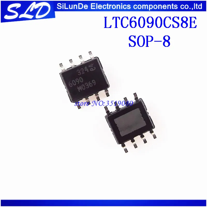 

Free Shipping 10pcs/lot LTC6090CS8E LTC6090IS8E LTC6090HS8E 6090 SOP-8 new and original in stock