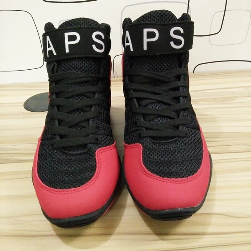 Профессиональная Обувь для бокса борьбы с резиновой подошвой дышащие армейские