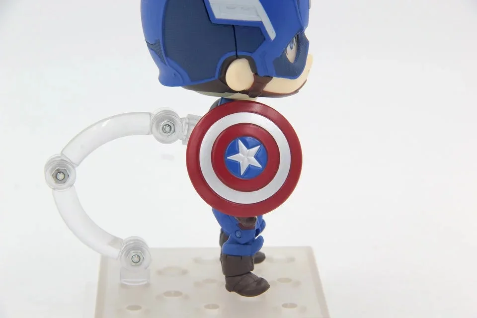 SAINTGI GSC Nendoroid 618 Капитан Америка mavel гражданская война ПВХ пересадка лица фигурку