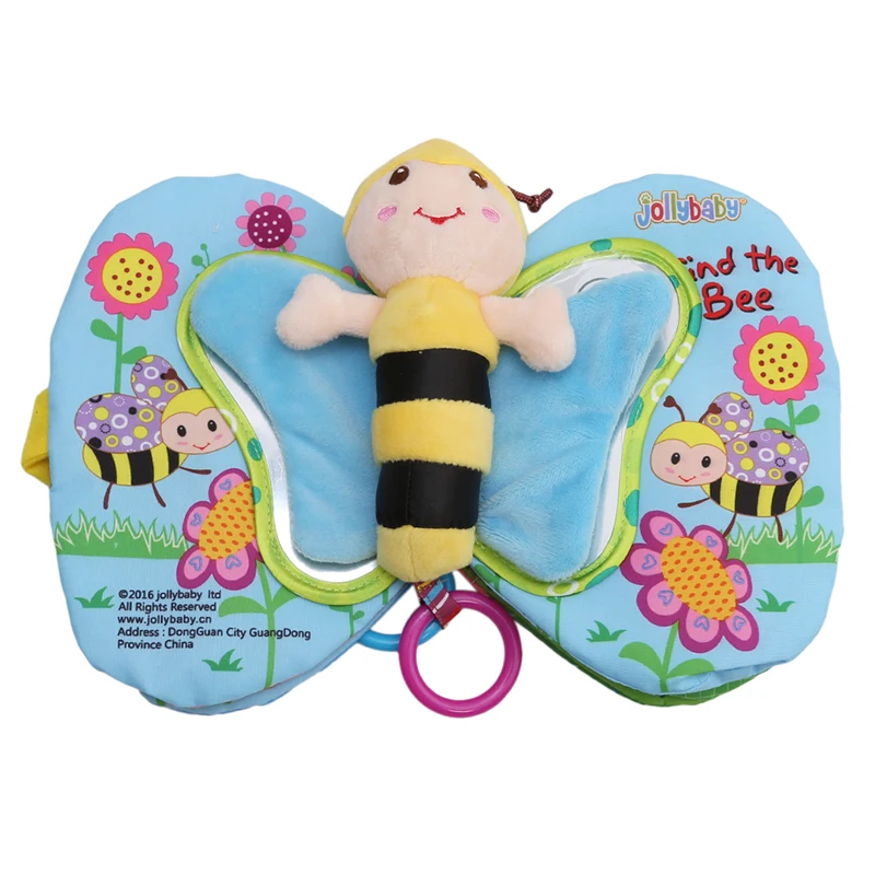 10 страниц Детская тканевая книга с крыльями бабочек детские развивающие игрушки