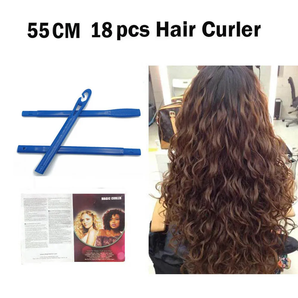 18 шт./компл. волшебные бигуди плойка конусная завивка локоны спиральные