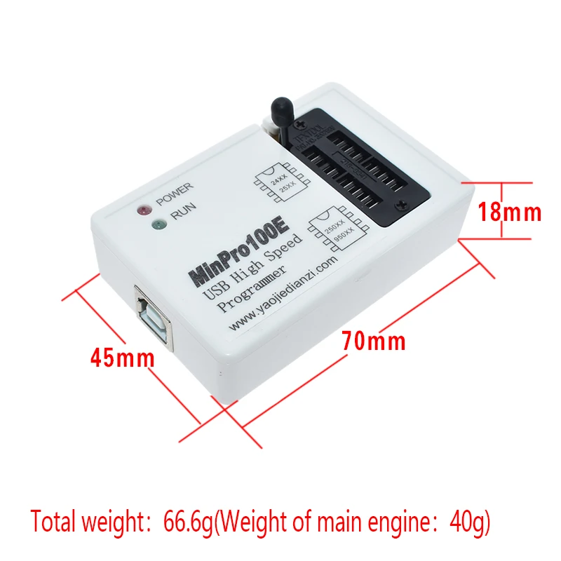 MinPro100E MinPro100G BIOS программист во флэш-памяти SPI 24/25/95 чтения и записи USB память горелки