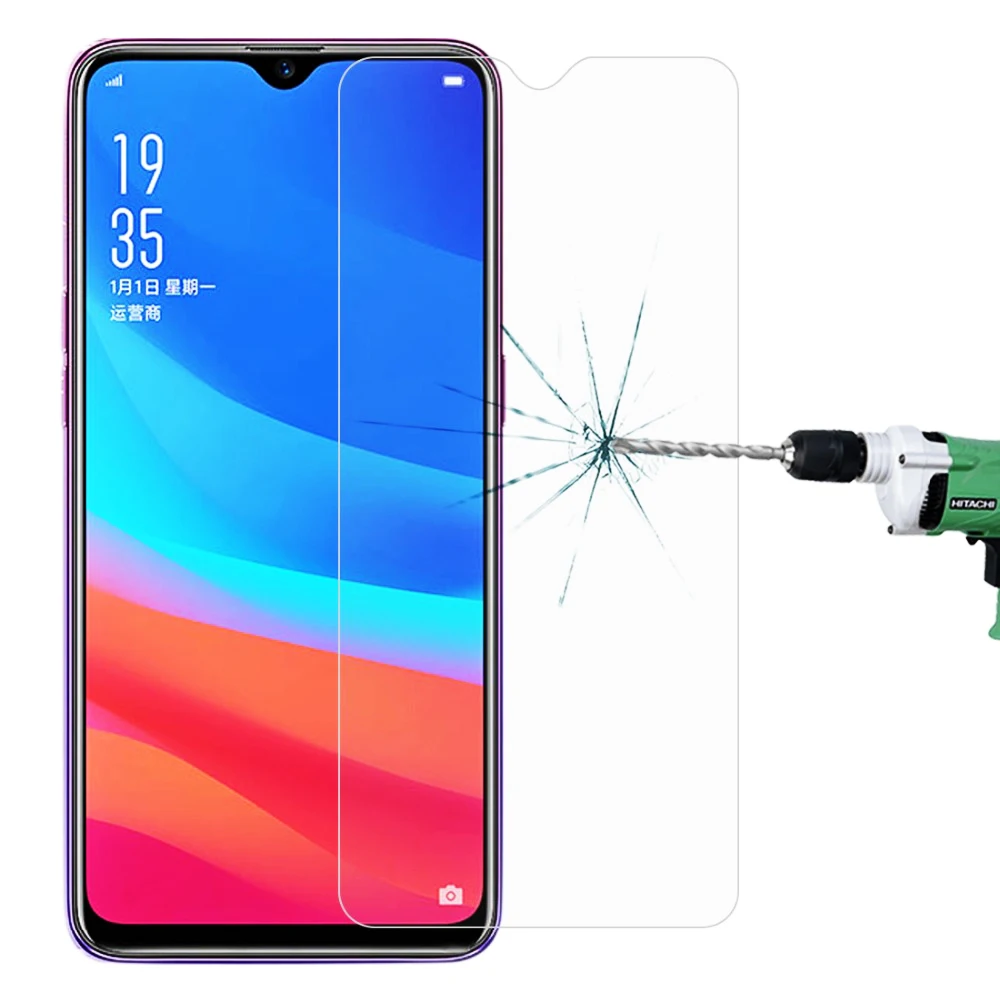 BUYFUN 2 шт HD закаленного Стекло на для OPPO F9 PRO Чехол телефона чехол Экран протектор