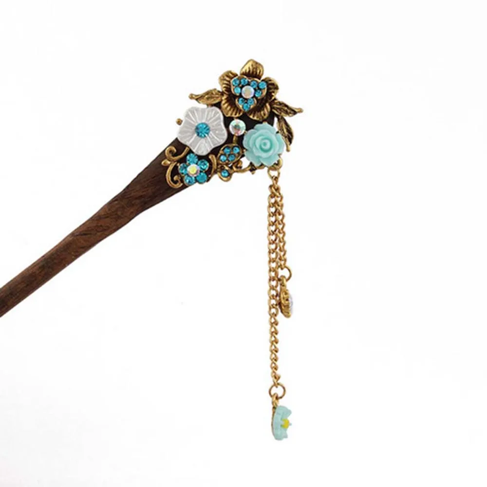 1 шт. винтажная деревянная заколка для волос модная высокое качество ручная