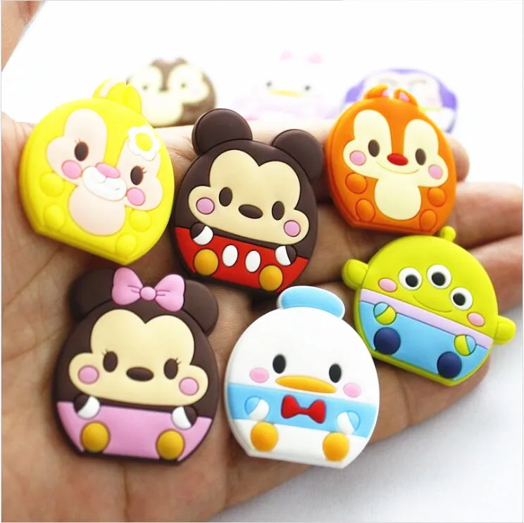 Новый 10 шт. Kawaii С Микки Маусом Минни ромашка мягкая отделка Аксессуары плоской