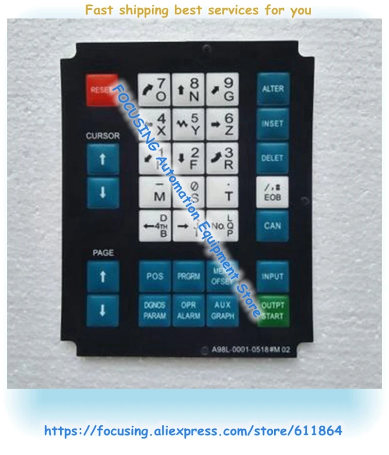 

A98L-0001-0518 # M02 A98L-0001-0518#M02 New Key Operater Panel