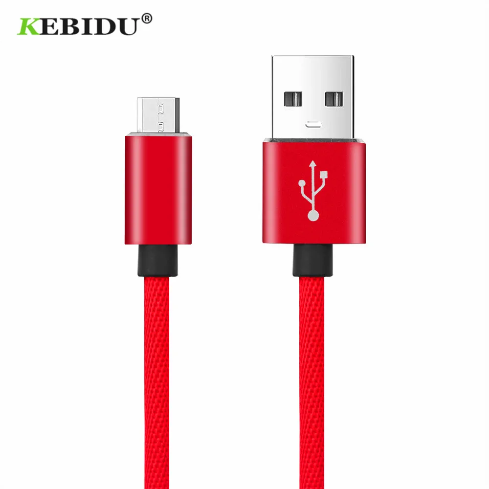 Кабель Micro USB KEBIDU с разъемом Папа папа 2 1 А usb кабель для зарядки и передачи данных