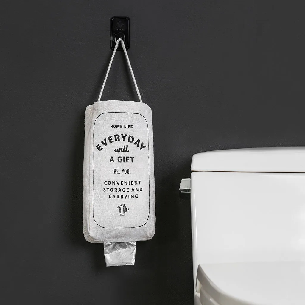 Висит мешок для кухонного мусора хранения багажа Органайзер органайзер