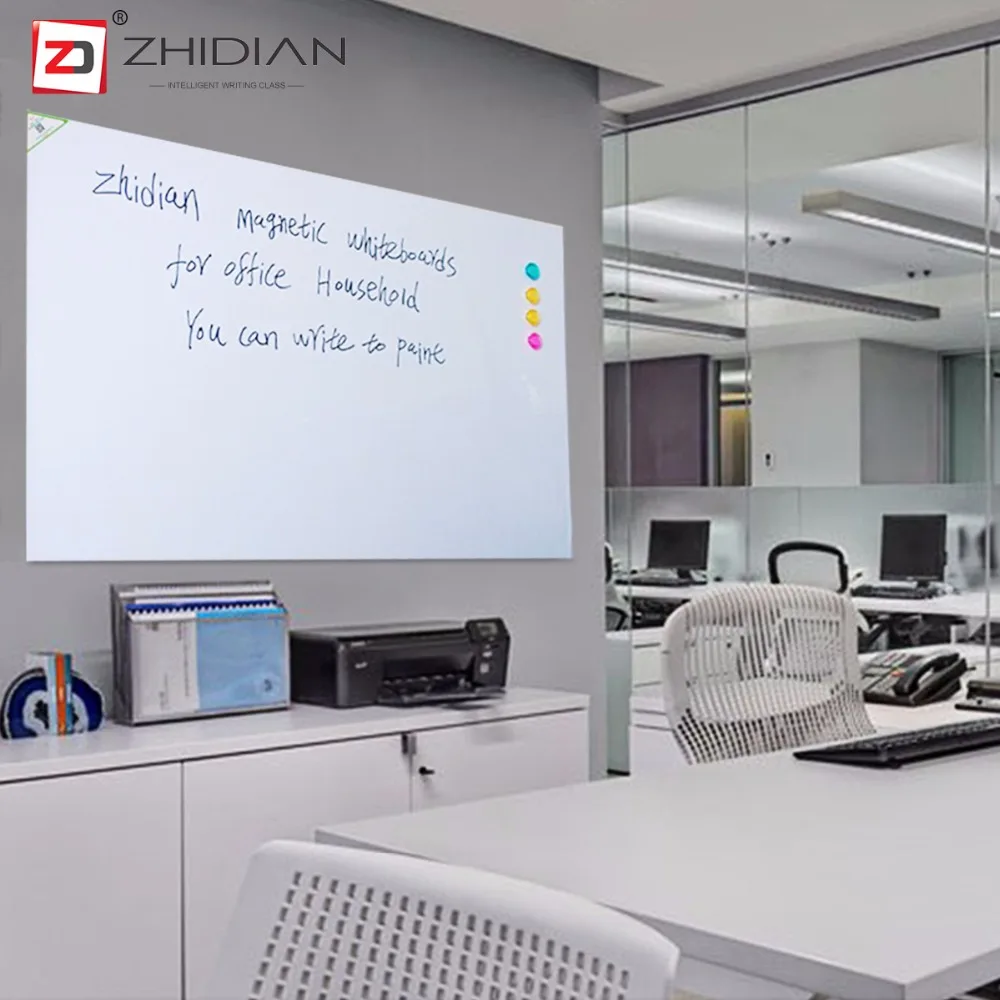 Zhidian 36*48 магнитные доски Сухого стирания поверхности клей классе офис