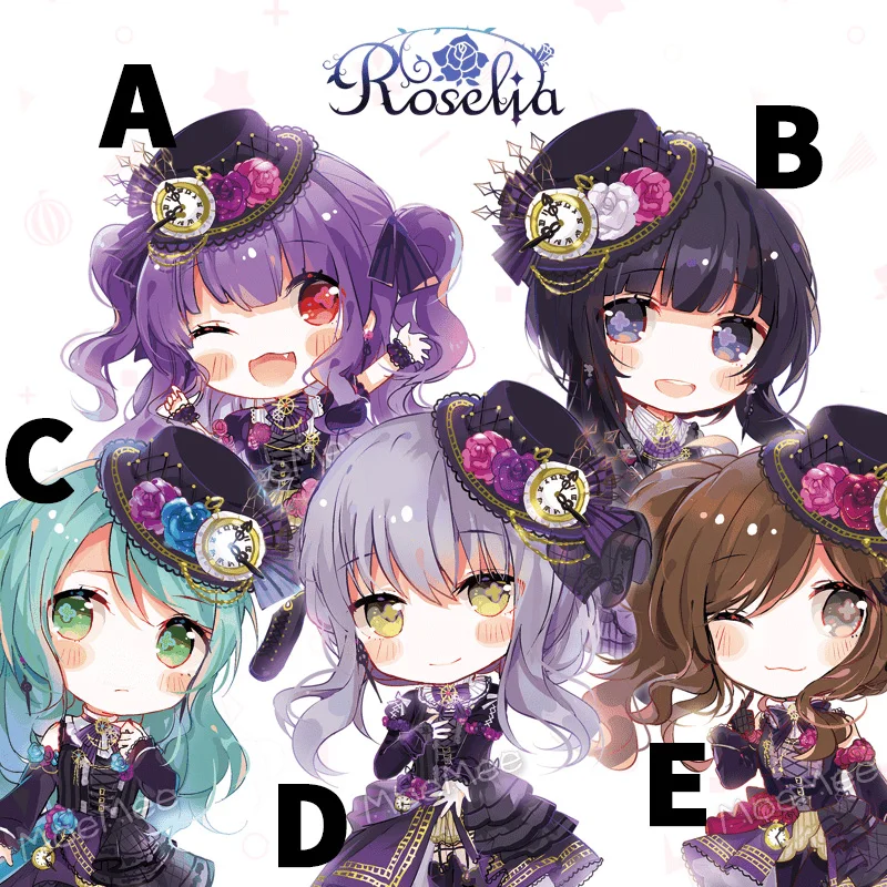 Bang Dream! Roselia Minato Yukina Hikawa Sayo акриловый брелок фигурный брелок|Реквизит для костюмов|