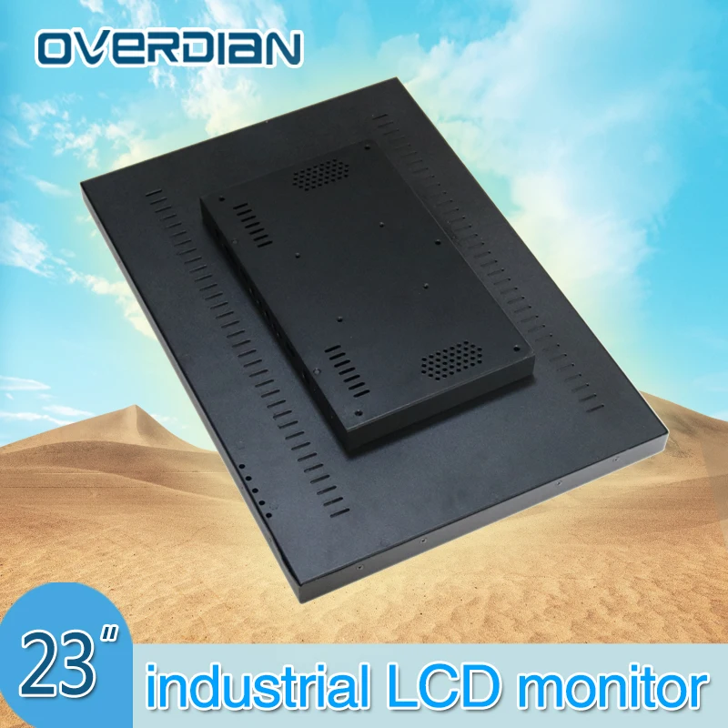 Промышленный контрольный монитор с интерфейсом VGA/DVI 23 дюйма 1920*1080 вешалка