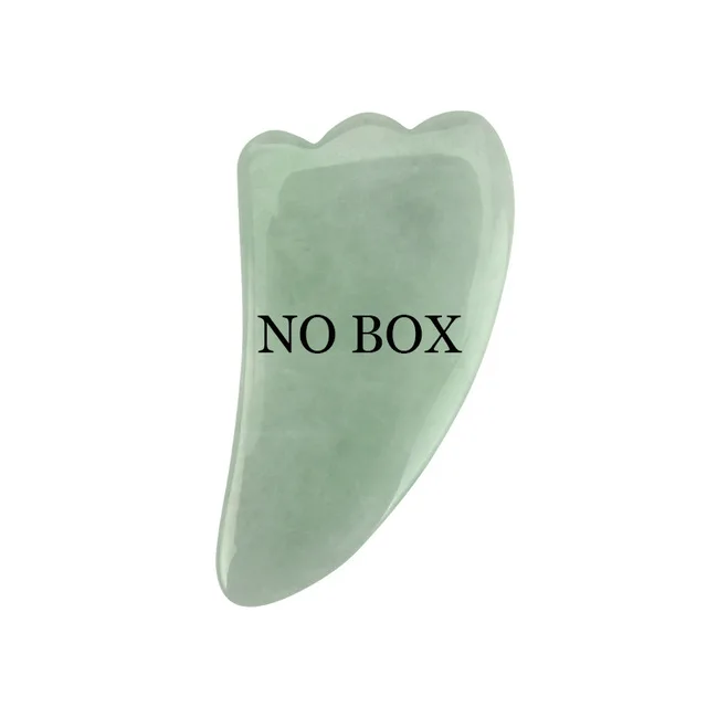 Green guasha Новое поступление косметический продукт нефритовый ролик для лица Gua Sha Комплект Природный уход за кожей розовый кварцевый камень красота ролик инструмент подарок для девочки - Цвет: Green guasha