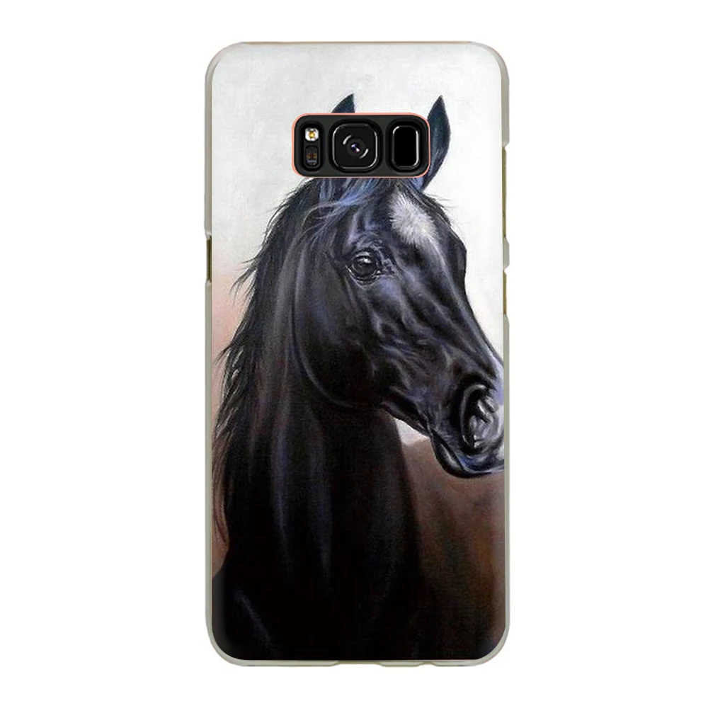 H2 Жесткий чехол для телефона с изображением лошади для samsung Galaxy S6 7 Edge S8 9 Plus S10 E Plus Note8 9 M10 20 30 - Цвет: H2