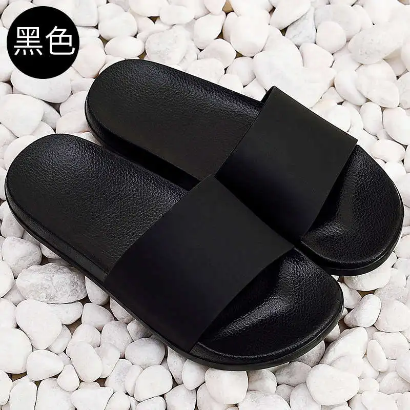 Мужские шлепанцы повседневная обувь черного и белого цвета Нескользящие летние