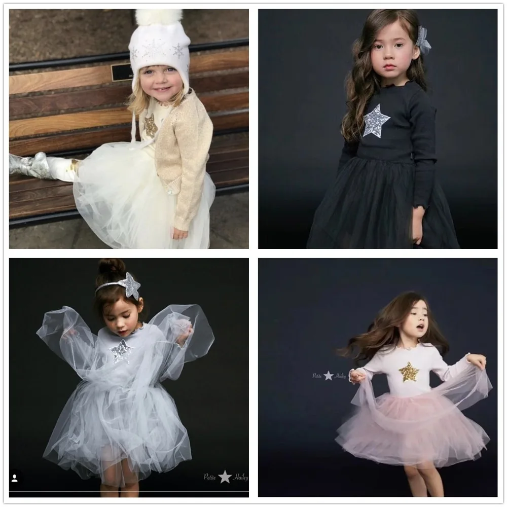 Dropshipping New 2018 Hot Selling Autumn Winter Baby Girl Knitting Embroidered Tutu Dress kids girl elegant evening dress | Детская