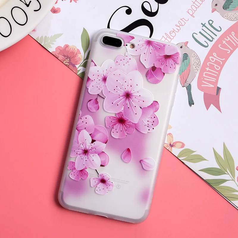 Чехол для iPhone X XR 11 Pro Max 7 8 Plus 5 6 6S чехол из ТПУ с цветами Samsung Galaxy Note 10 S10 A3 A5 A7 J7 J3 J5 2016