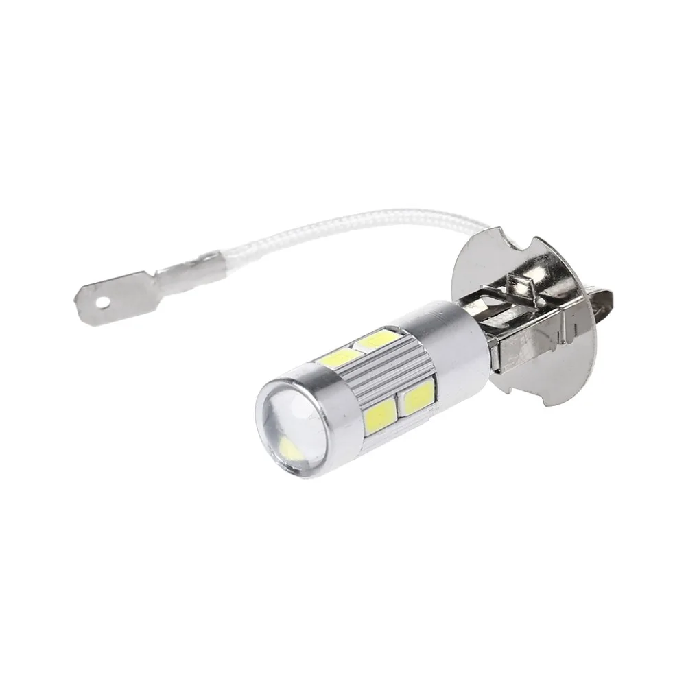 1 шт. высококачественный алюминиевый H3 белый 10 светодиодный 5630 SMD противотуманный