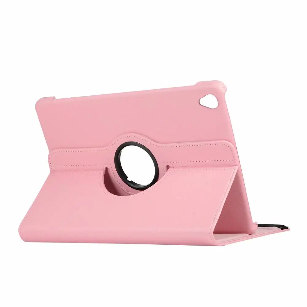 Pink Кожаный смарт-чехол с поворотом на 360 градусов для huawei Mediapad M6 10,8 /M6 Pro 10,8 VRD-AL09 - Цвет: Pink