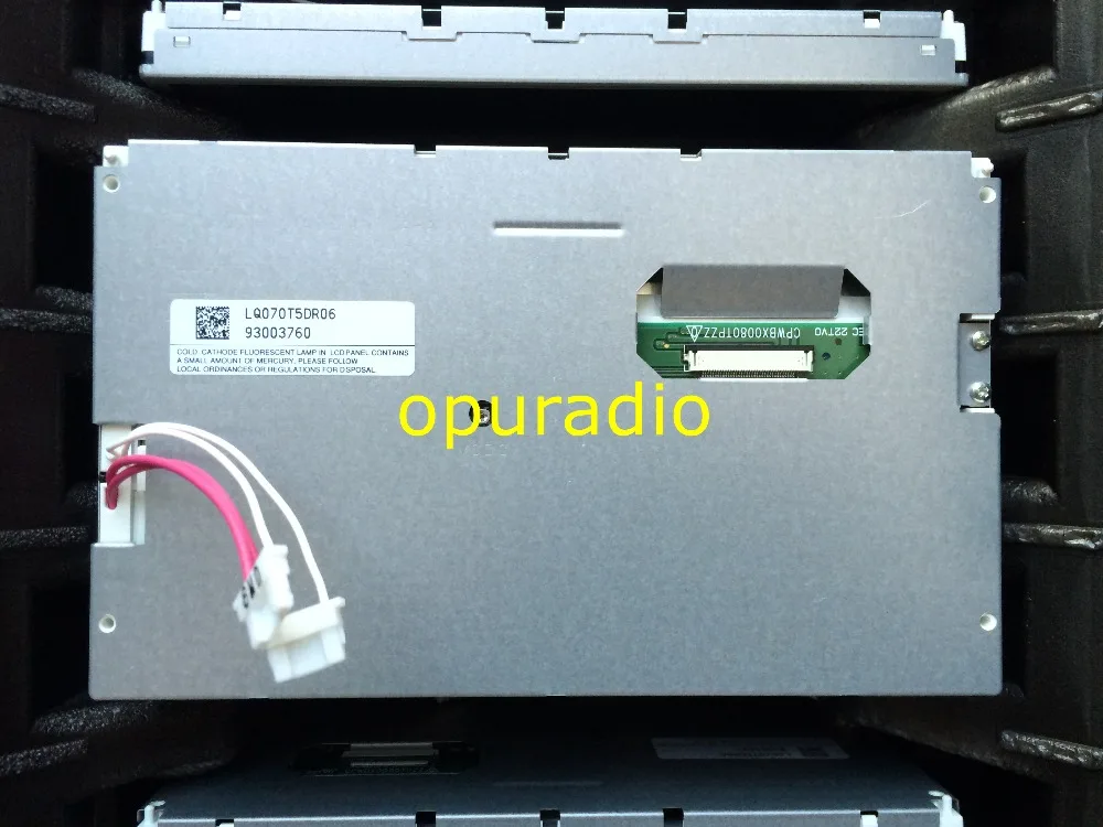 Новинка 7 дюймов ЖК-дисплей дисплей LQ070T5DR02 LQ070T5DR06 экран для Audi A4 A4L A6 A8 Q7 автомобиля gps навигации ЖК-дисплей мониторов
