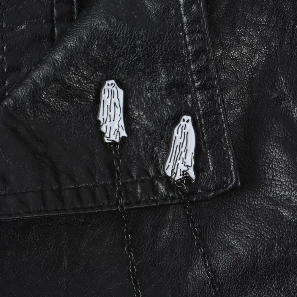 Брошь в виде призрака из мультфильма стиле панк булавка монстра Забавный трюк