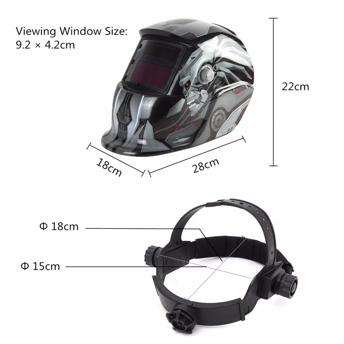

Solar Automatic Welding Helmet TIG MIG MMA MAG Electric Welding Mask/Helmets/Welder Cap Eyes Protective for Welding Machine