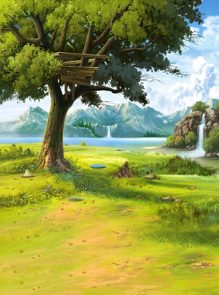 VinylBDS 5x7 футов весенний фон для фотосъемки полевые деревья реки облака зеленая