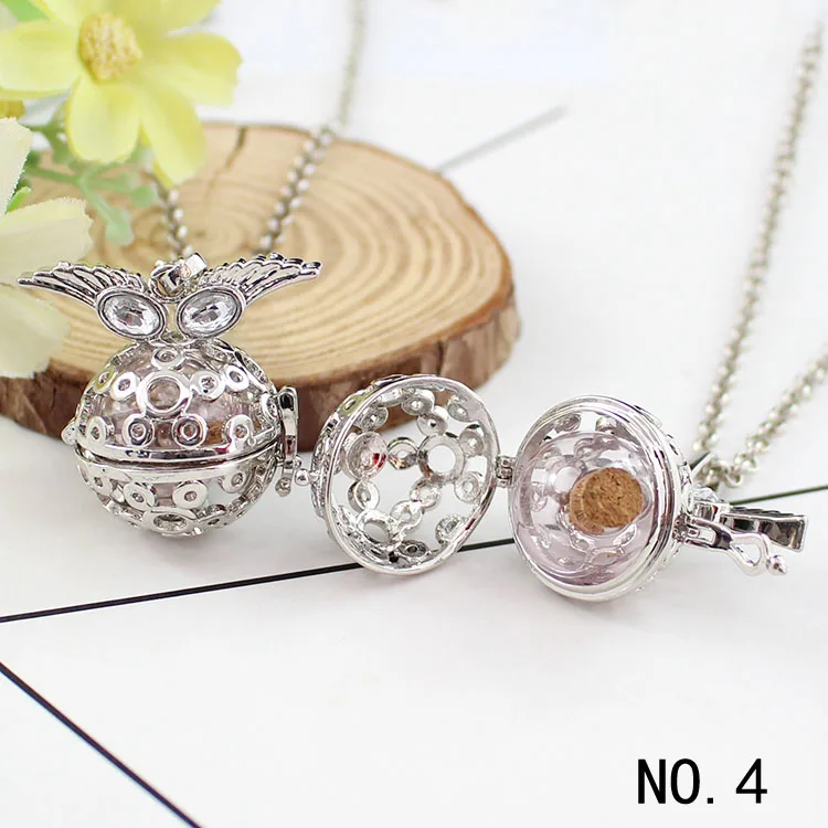 NO.4-Pink Ball 1 шт ангел крыло полый клетка медальон кулон со стеклянным шаром памяти медальон Кулон кремации ювелирные изделия Заполняемые ювелирные изделия - Окраска металла: NO.4-Pink Ball