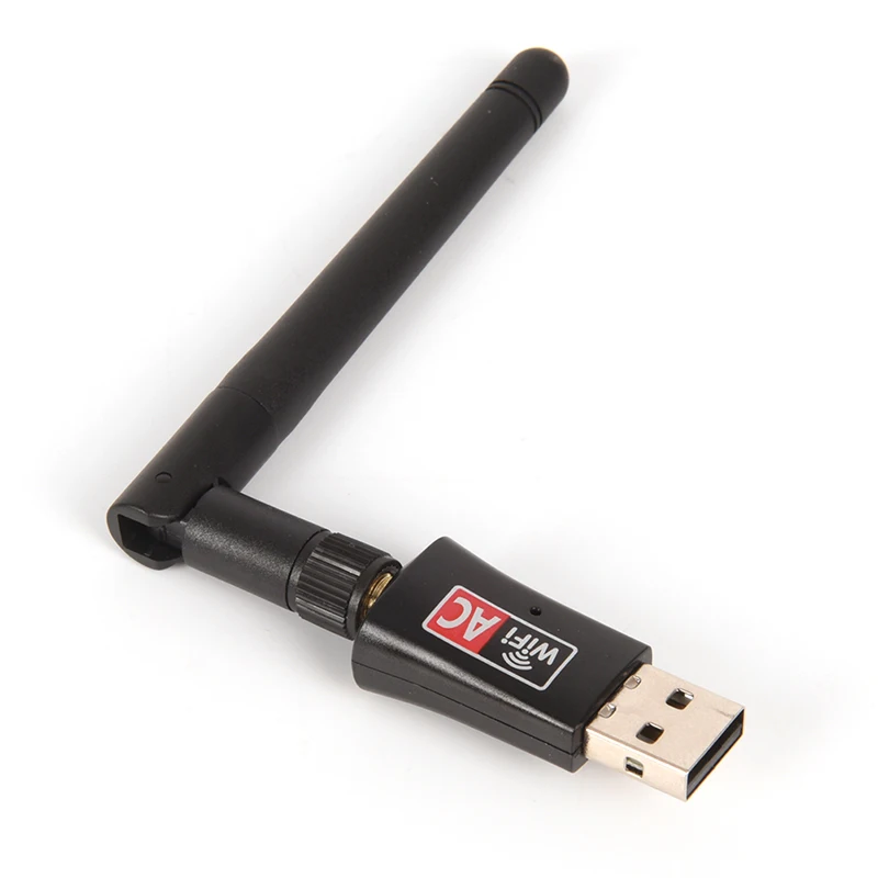 600 Мбит/с USB wifi адаптер AC600 2 4 ГГц 5 WiFi с антенной двухдиапазонный ПК мини приемник