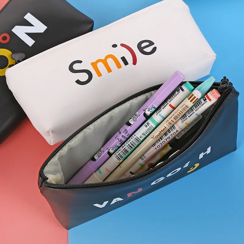 Мультяшный креативный пенал клубничный полиуретан канцелярские принадлежности