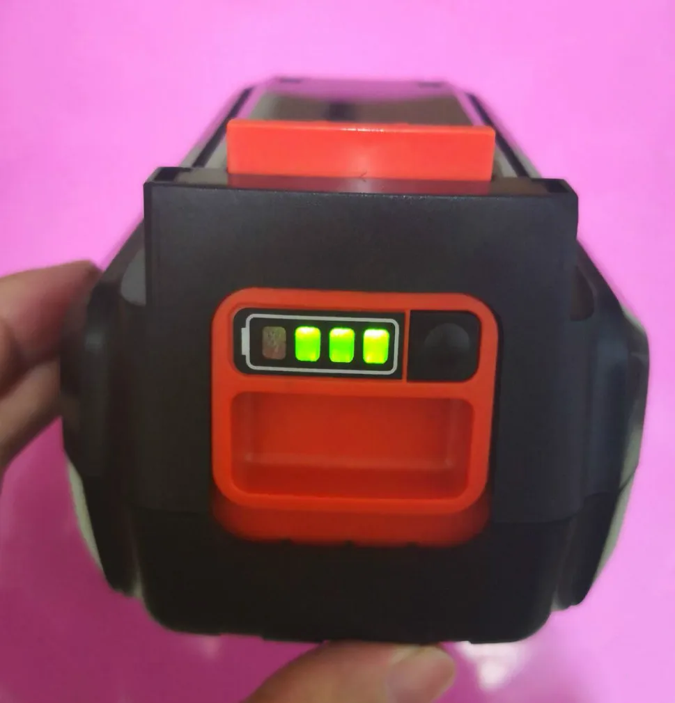 Светодиодный 3000 мА/ч, литий-ионный аккумулятор для BLACK&DECKER 40V ионно-литиевая Мощность инструмент Батарея LBXR36 BL2036 LBX2040 LST136, LST420, LST220