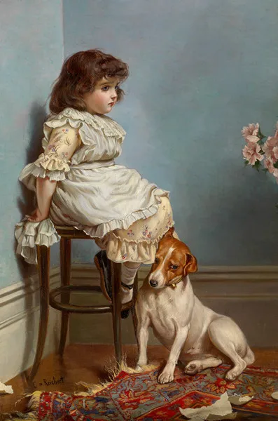 

Needlework Craft Home decor French DMC Quality Counted Cross Stitch Kit/Set DIY Oil painting 14 ct Two guilty conscience