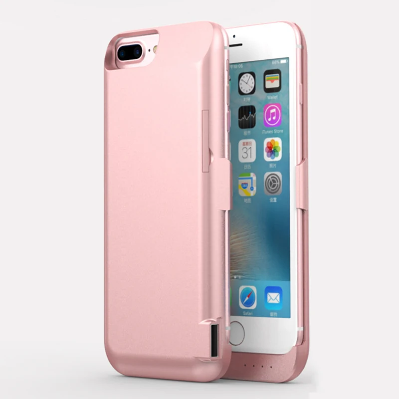Чехол для аккумулятора iPhone 7 8 6 6s 6000 мАч чехол портативного зарядного устройства